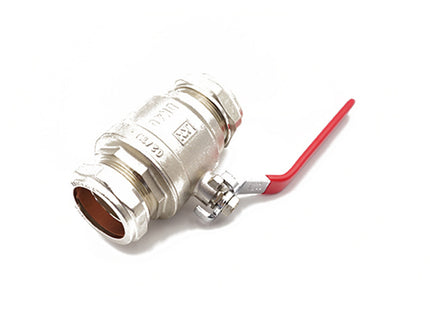Primaflow QLC Red Lever Ball Valve PN25 42mm CxC - 105701