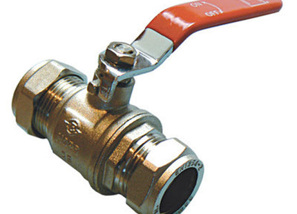 Primaflow QLC Red Lever Ball Valve PN25 54mm CxC - 105703