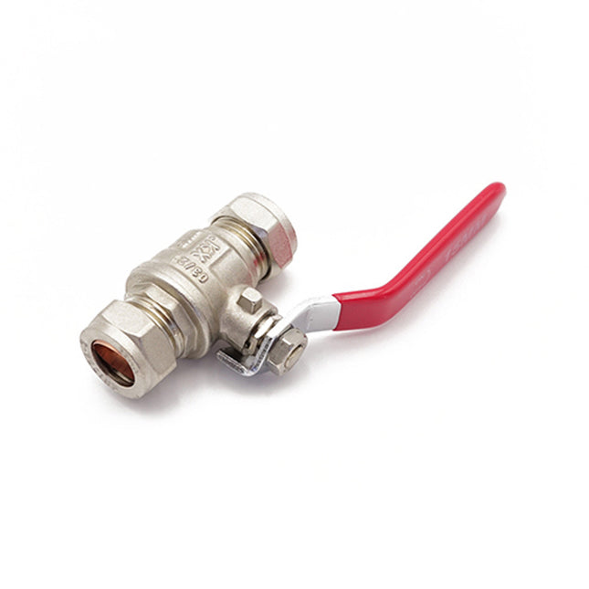 Primaflow Economy Lever Ball Valve CxC 15 mm Red - 105651 - Reliable Plumbing Solution