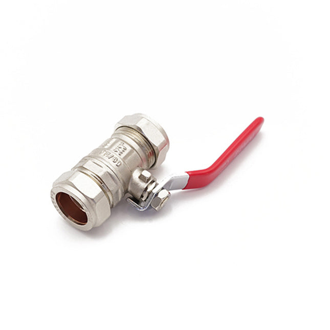 Primaflow Economy Red Lever Ball Valve 22mm - 105653 - Reliable Plumbing Solution