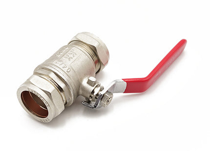 Primaflow Qlec Economy Red Lever Ball Valve 28mm - 105649 - Reliable Plumbing Solution