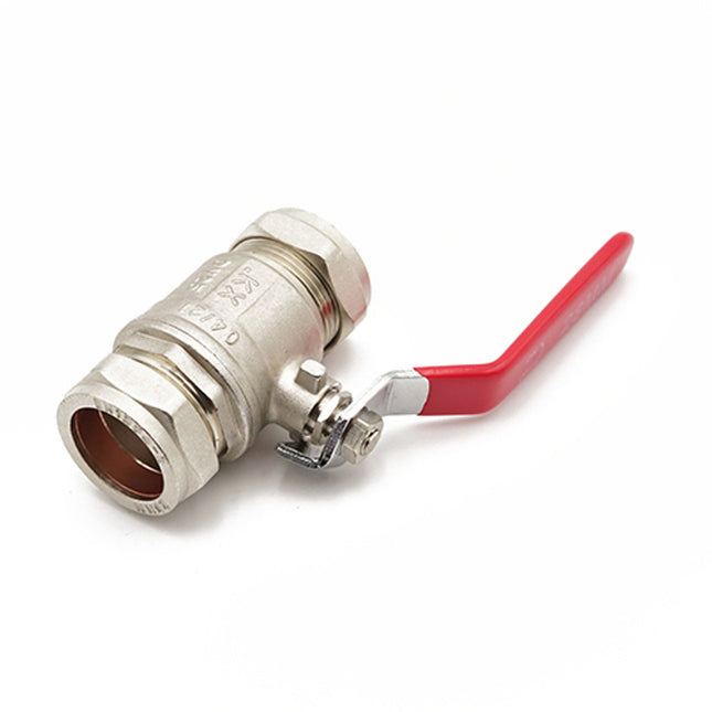 Primaflow Qlec Economy Red Lever Ball Valve 28mm - 105649 - Reliable Plumbing Solution