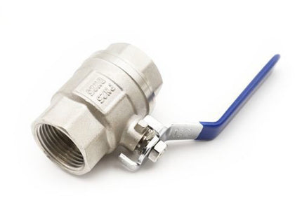 Primaflow QLF Blue Lever Ball Valve PN25 1"FxF - 101520