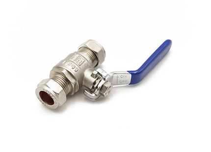 Primaflow QLC Blue Lever Ball Valve PN25 15mm CxC - 105680