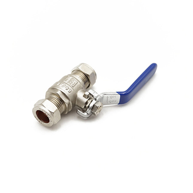 Primaflow QLC Blue Lever Ball Valve PN25 15mm CxC - 105680