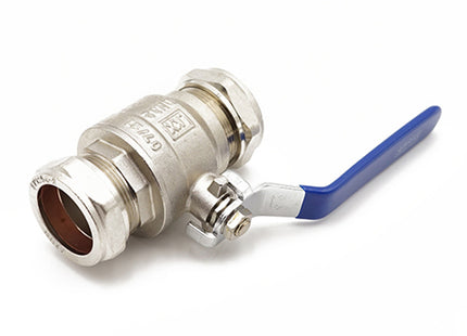 Primaflow QLC Blue Lever Ball Valve PN25 35mm CxC - Reliable Plumbing Solution