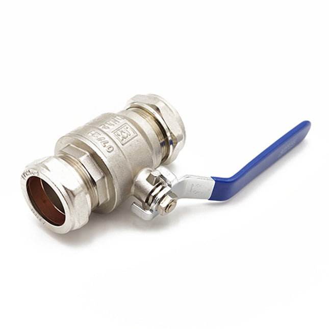 Primaflow QLC Blue Lever Ball Valve PN25 35mm CxC - Reliable Plumbing Solution