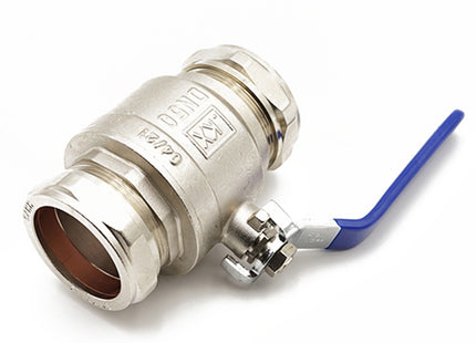 Primaflow QLC Blue Lever Ball Valve PN25 54mm CxC - Reliable Plumbing Solution