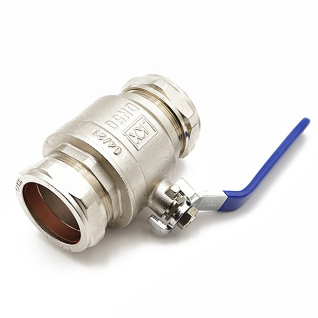 Primaflow QLC Blue Lever Ball Valve PN25 54mm CxC - Reliable Plumbing Solution