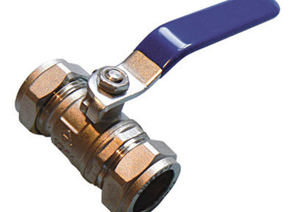 Primaflow Economy Blue Lever Ball Valve 15mm - Ideal for Plumbing