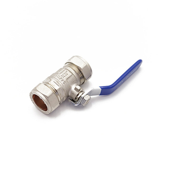 Primaflow Qlec Economy Blue Lever Ball Valve 22mm - Ideal for Plumbing