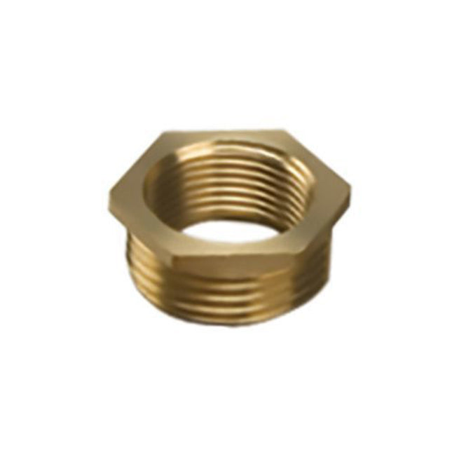 Primaflow Brass Hexagonal Bush 1.1/2" x 1/2" - BB11212 - Perfect for Plumbing
