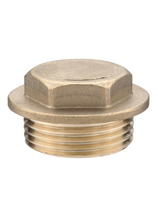 Primaflow Brass Flanged Plug 1.1/2" - BP112 - Perfect for Plumbing