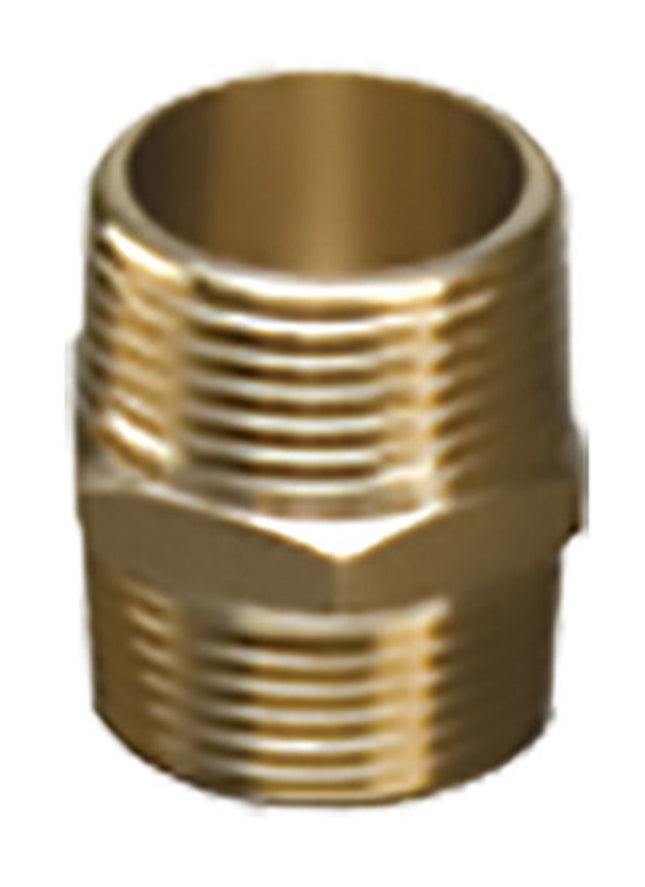 Primaflow Brass Hexagonal Nipple 1.1/2" - BN112 - Perfect for Plumbing