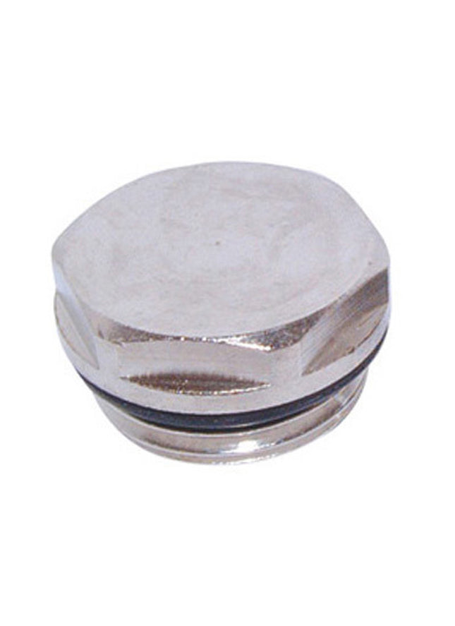 Primaflow Radiator Plug 1/2" - Chrome - RADPLUG12 - Perfect for Radiator Repairs