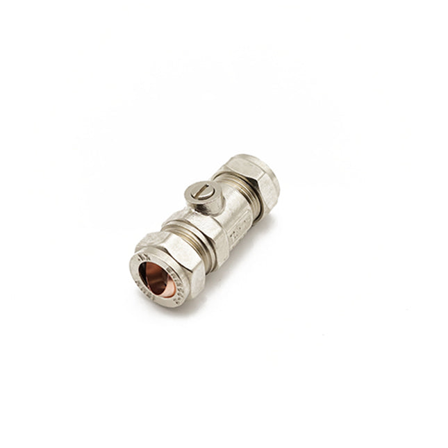 QQH Iso Valve 15mm CP - Heavy Patt - 894022 - Reliable Plumbing Solution