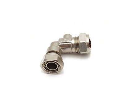 QS Service Valve Angle 15x1/2" CP WRAS - 845187 - Essential for Plumbing