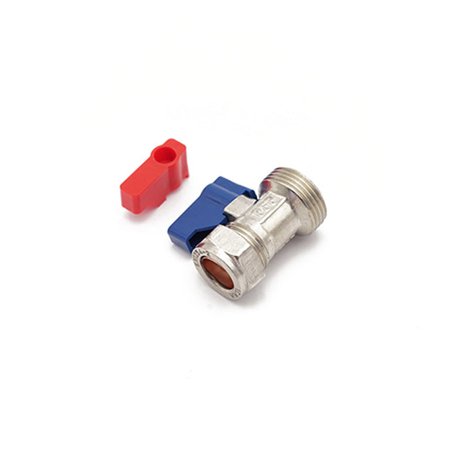 Primaflow Wash Mac Valve Straight 15mm x 3/4" CP WRAS - 960818 - Perfect for Washing Machines