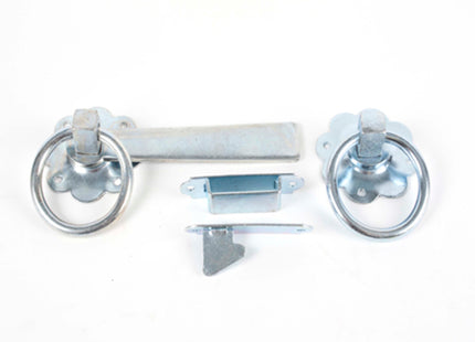 Unifix 1136 Ring Gate Latch (1 Per Card) Bright Zinc Plated 152mm / 6" - Hq1989/2 (Box of 4)