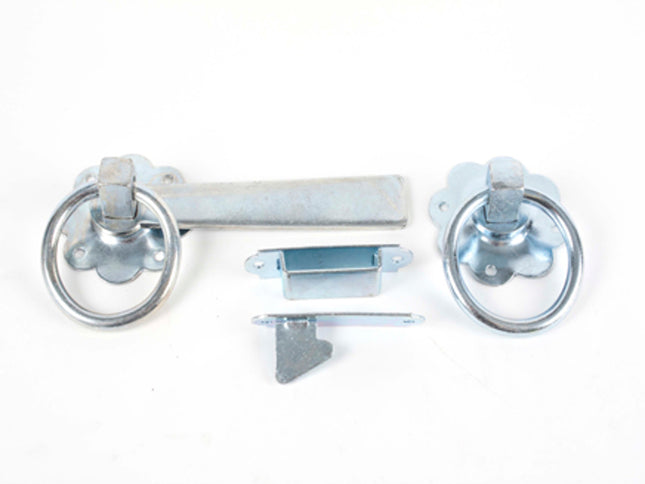 Unifix 1136 Ring Gate Latch (1 Per Card) Bright Zinc Plated 152mm / 6" - Hq1989/2 (Box of 4)