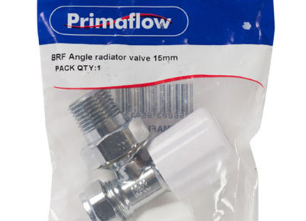 Primaflow Primapack Angle Radiator Valve 15mm