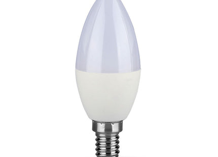 V-Tac Vt-268 7W Plastic Candle Bulb Samsung Chip 4000K E14