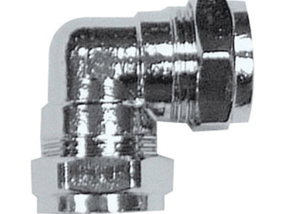 Primaflow Primapack Compression Chrome Elbow 15mm - 9CPCE15