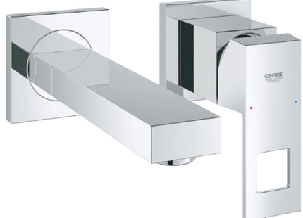 Eurocube 2H Wall Mounted Basin Mixer Tri - 19895000 - Modern Design