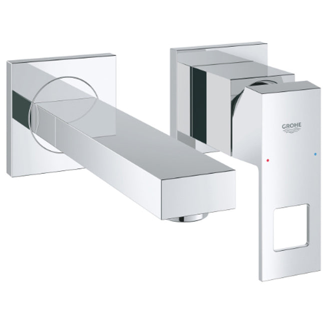 Eurocube 2H Wall Mounted Basin Mixer Tri - 19895000 - Modern Design