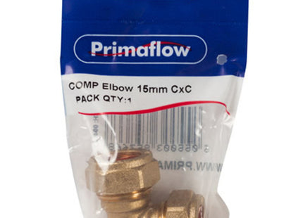 Primaflow Primapack Compression Elbow 15mm CxC - 9CE15