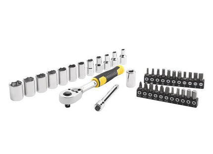 Stanley Hand Tools 1/4In Compact Socket Set, 37 Piece
