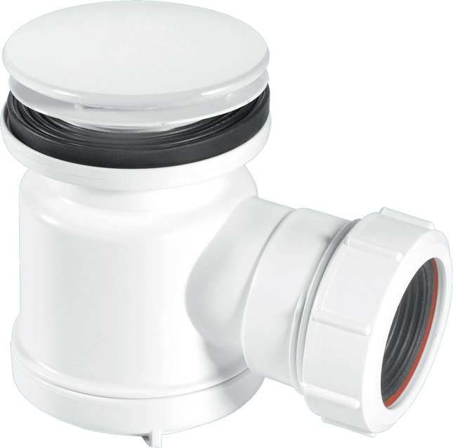 McAlpine STW1-M 19mm Water Seal Shower Trap with Universal Outlet