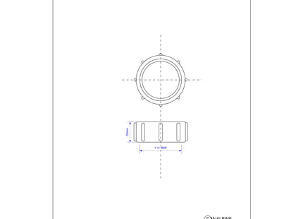 McAlpine S8A 1¼" BSP Nut
