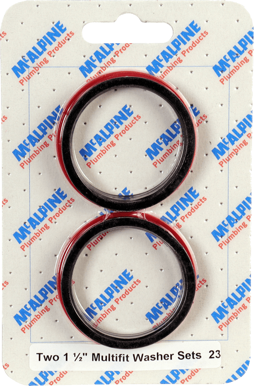 McAlpine CARD-23 Two 1½" Multifit Washer Sets - PWM2 x 2 + RWM2 x 2