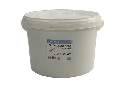 Unifix Aluminium Clout Nails 70 x 3.35mm - 4kg Tub