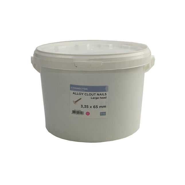 Unifix Aluminium Clout Nails 70 x 3.35mm - 4kg Tub