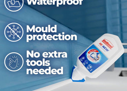 UniBond Silicone Sealant RE-NEW White 80ml