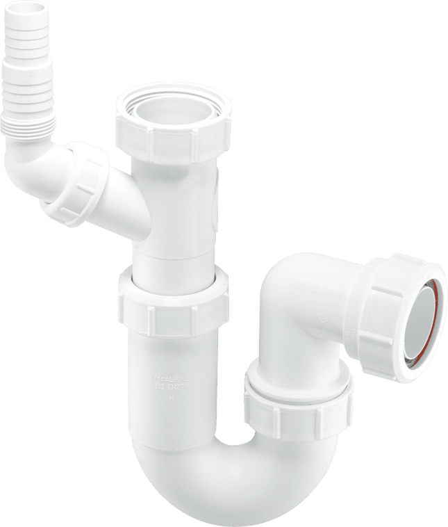 McAlpine WM15 Adjustable Sink Trap with 135° Swivel Nozzle