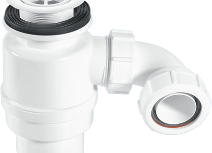 McAlpine STW9-R 80mm Water Seal Resealing Shower Trap with Multifit Outlet