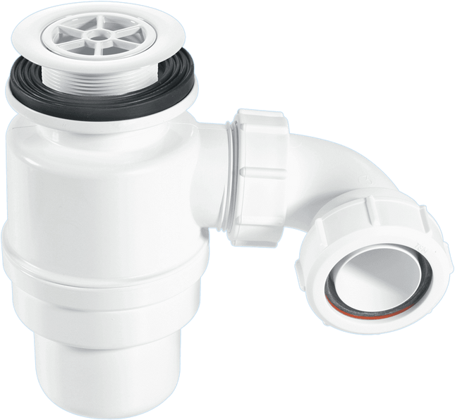 McAlpine STW9-R 80mm Water Seal Resealing Shower Trap with Multifit Outlet