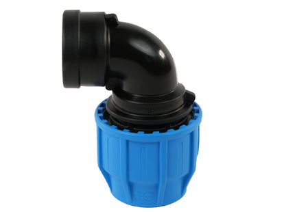 John Guest MDPE Compression Female Threaded Elbow - 20mm x 1/2"