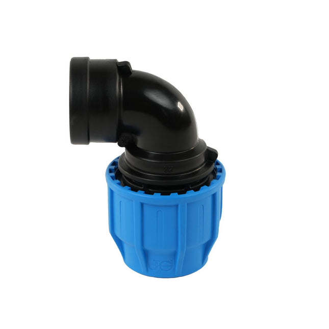 John Guest MDPE Compression Female Threaded Elbow - 20mm x 1/2"