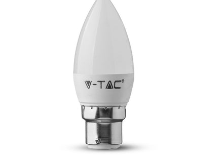 V-Tac Vt-223 4.5W Plastic Candle Bulb Samsung Chip 3000K B22