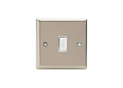 Varilight XN7W Rocker Switches 1-Gang White Satin
