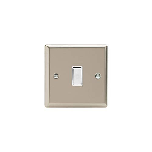 Varilight XN7W Rocker Switches 1-Gang White Satin