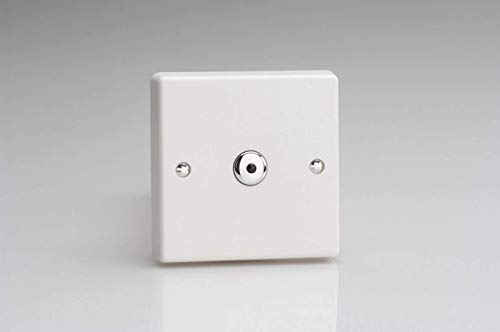 Varilight White 1-Gang 1-Way Remote Control/Touch Master Dimmer 1-Gang 1-Way Remote Control/Touch Master LED Dimmer 1 x 0-100W (1-10 LEDs)
