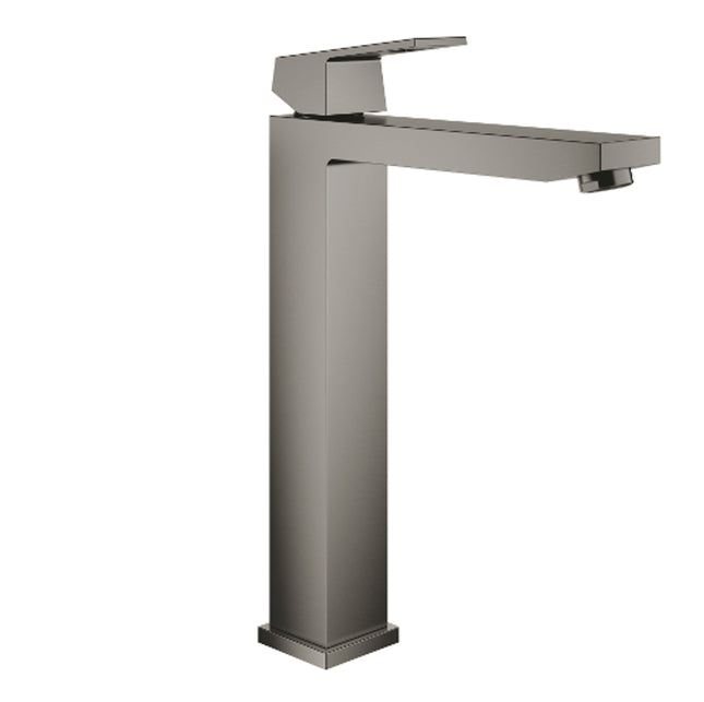 Grohe Eurocube Tall Basin Mixer Brushed Hard Graphite - 23406AL0 - Elegant Bathroom Tap