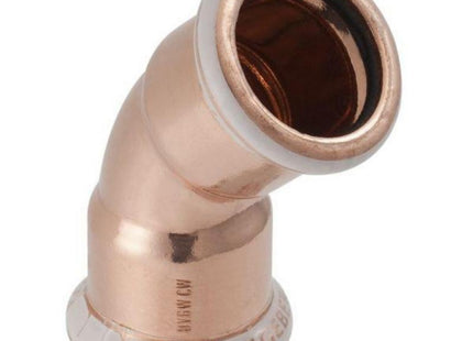 Geberit Mapress Copper Bend 45° 35mm - 60606