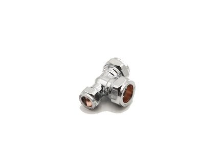 Prima Plus Chrome Compression Reduced Tee 22 x 15 x 22mm