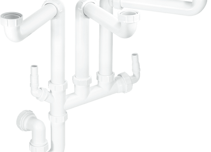 McAlpine SSK3 Three Bowl Space Saver Plumbing Kit